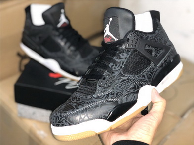 Air Jordan 4s Black Gum