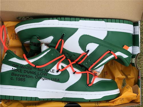 Off-White x Nike Dunk Low Green