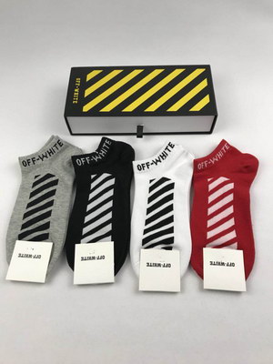 Off White Socks(4 pairs)-339