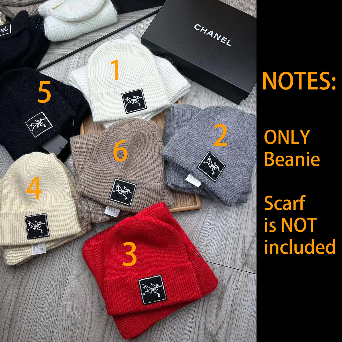 Arcteryx Beanie and Scarf set