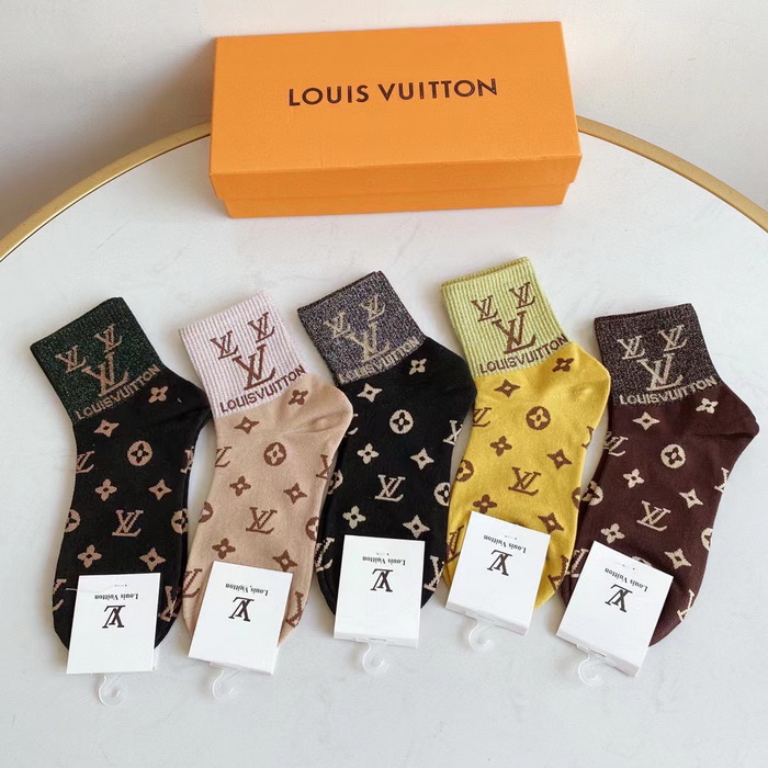 LV Socks(5 pairs)-364