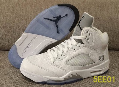 Air Jordan V White Metallic-004